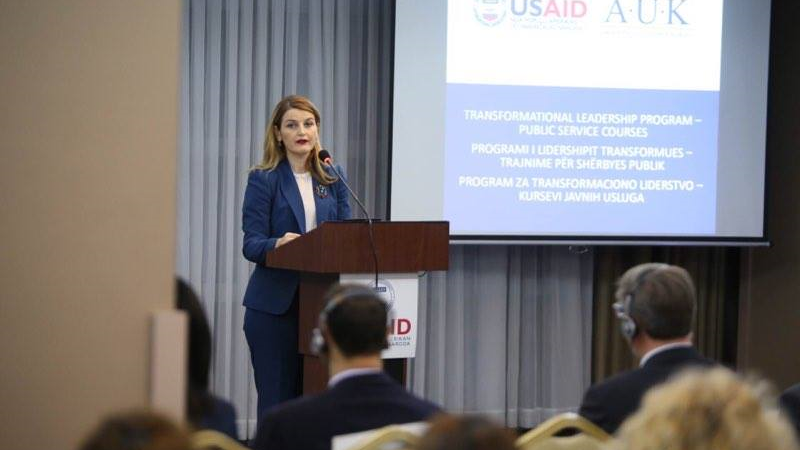 Ministrja e Drejtësisë, Dhurata Hoxha mori pjesë në certifikimin e grupit të dytë të “Programit të lidershipit transformues”
