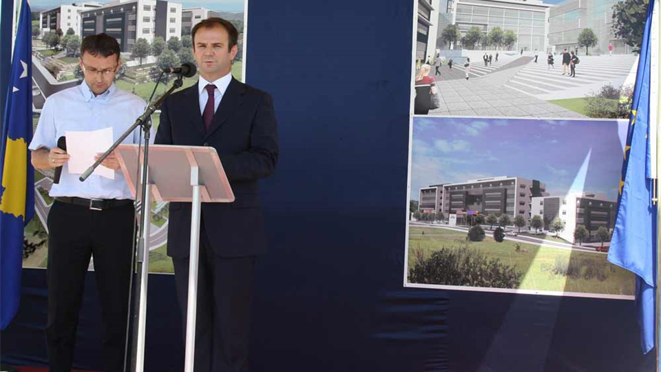 The foundation stone of the Palace of Justice was laid