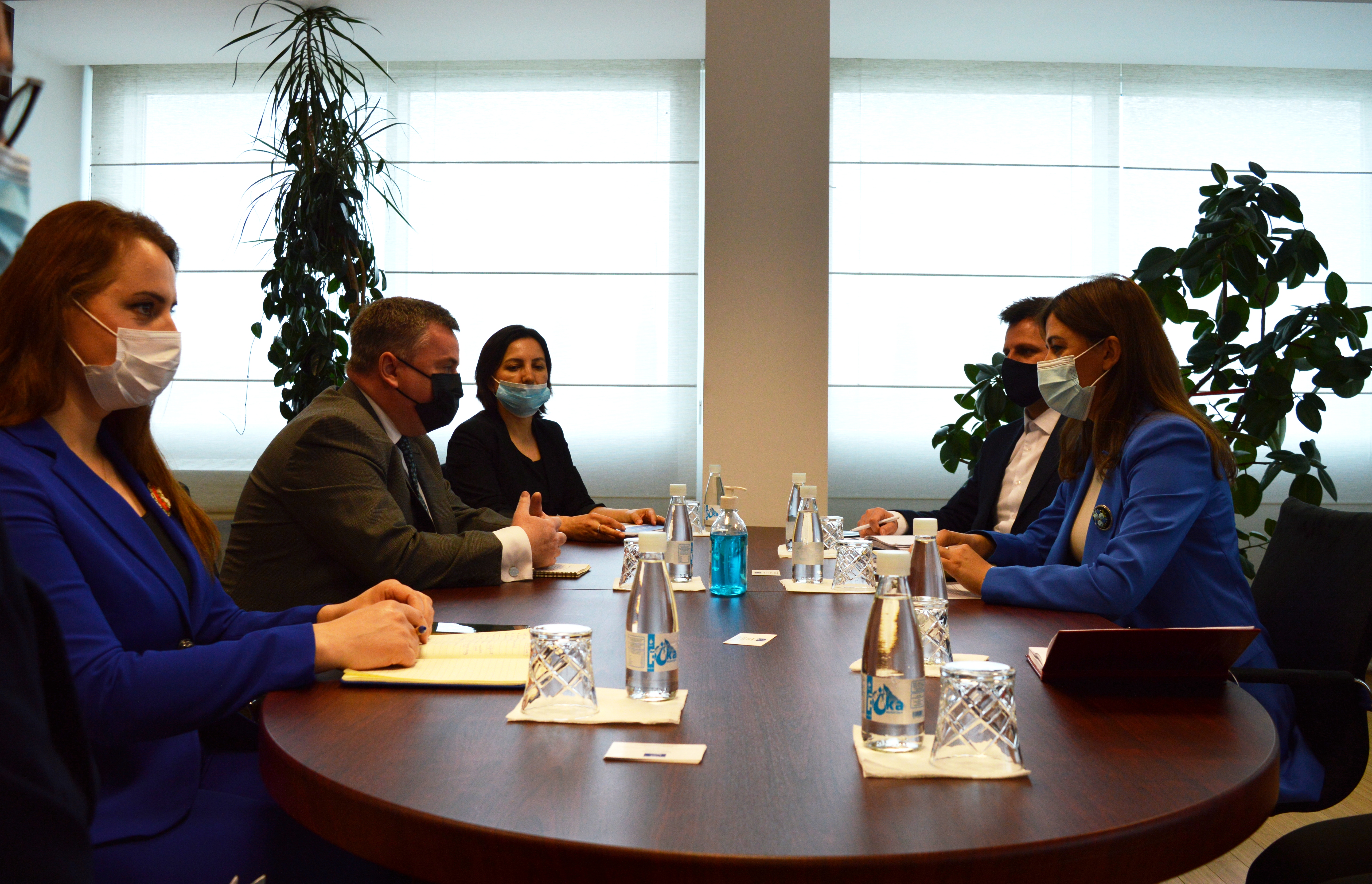 Ministrja e Drejtësisë priti në takim Kryetarin e Zyrës së Këshillit të Evropës