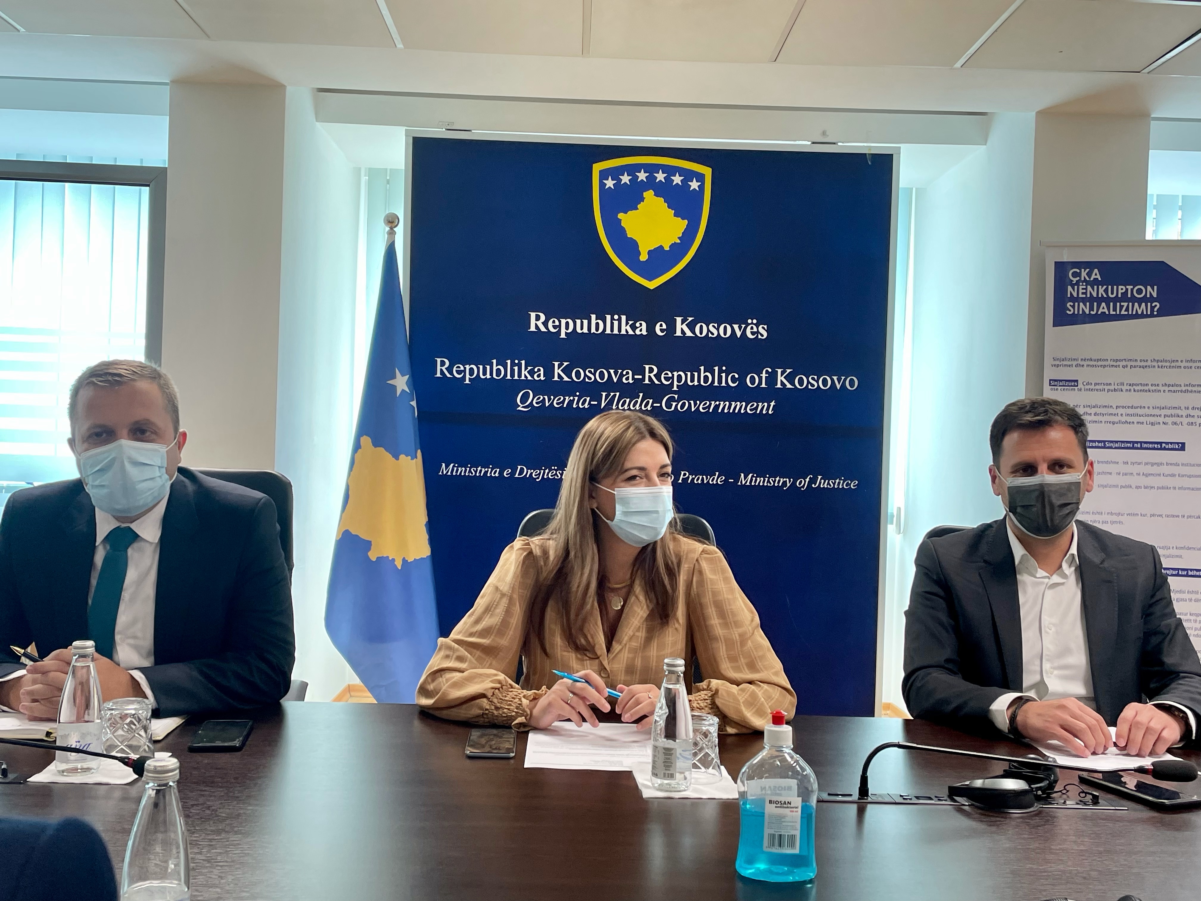 Ministrja e Drejtësisë, priti në takim krerët e Këshillit Gjyqësor dhe Këshillit Prokurorial të Kosovës