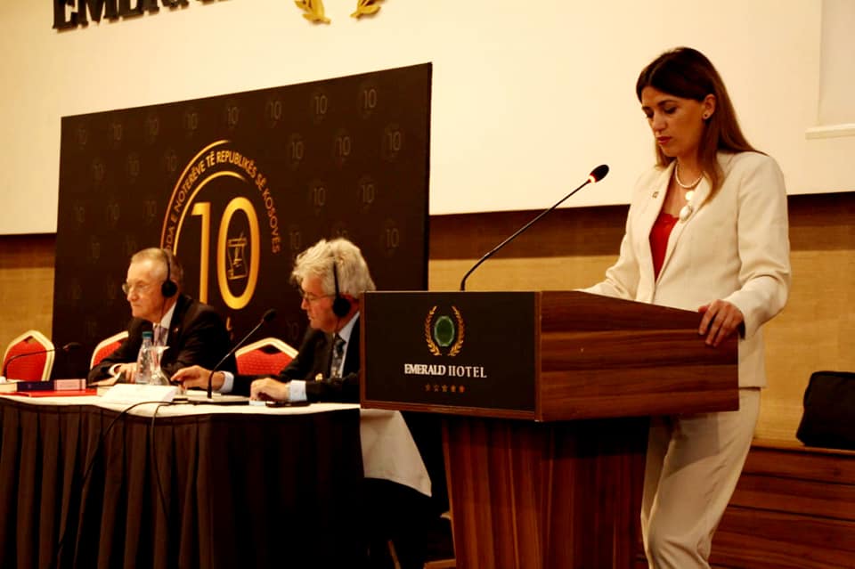 Ministrja Haxhiu merr pjesë në shënimin e 10 vjetorit të themelimit të Odës së Noterëve të Kosovës