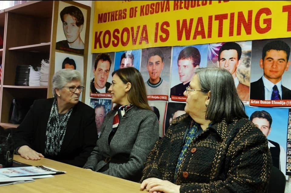 Minister Haxhiu visited the association “The Cries of the Mothers” on International Women's Day