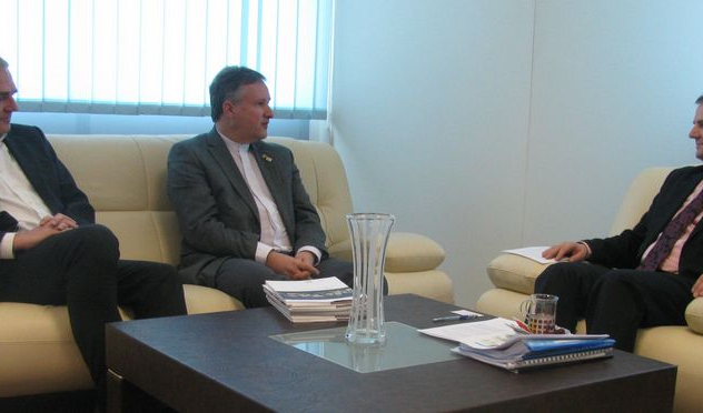Deputy Prime Minister and Minister of Justice, Prof. Dr. Hajredin Kuçi, met with Michael Nebelung, director of GIZ to Kosova
