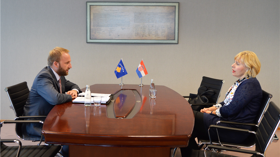 Tahiri takoi ambasadoren e Kroacisë në Kosovë, z. Kapitanoviç