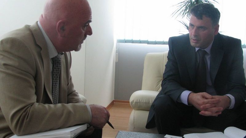 Minister of Justice Haki Demolli met with Bulgarian ambassador in Kosovo, Krasimir Tulechki