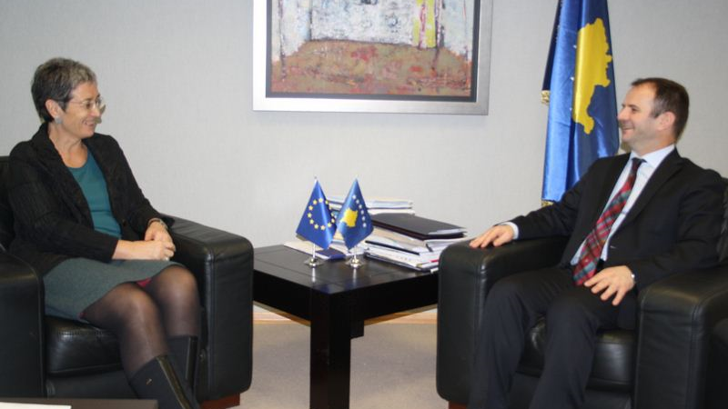 Kuçi priti në takim Eurodeputeten Lunacek