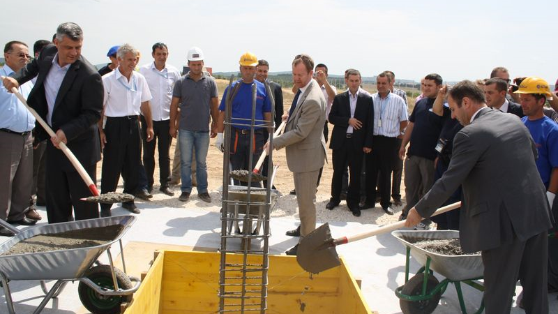 The fondation stone for the construction of High Security Prison was laid