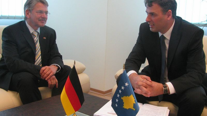 Minister Demolli met with German Ambassador in Pristina, Mr. Hans-Dieter Steinbach