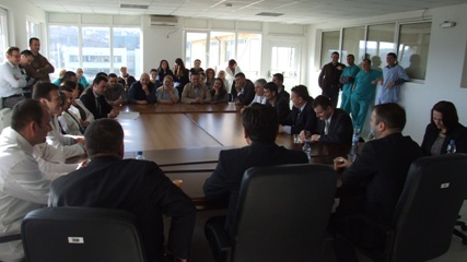 Minister Kuçi provides institutional support to DFM