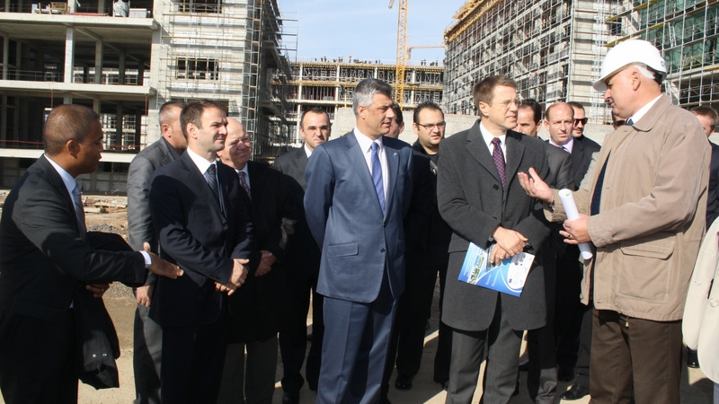 Krerët institucional kanë vizituar vendin ku është duke u ndërtuar Pallati i Drejtësisë