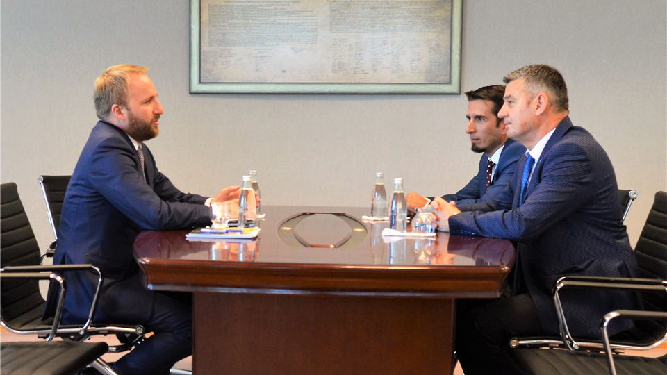 Minister Tahiri hosted the President of Kosovo Bar Association, Mr Osman Havolli