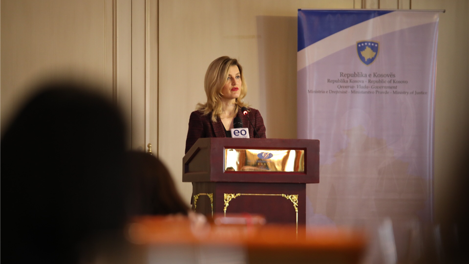 Ministrja Hoxha: Vlerësim për asistencën ndërkombëtare në drejtësi, përkushtim për koordinim më efikas