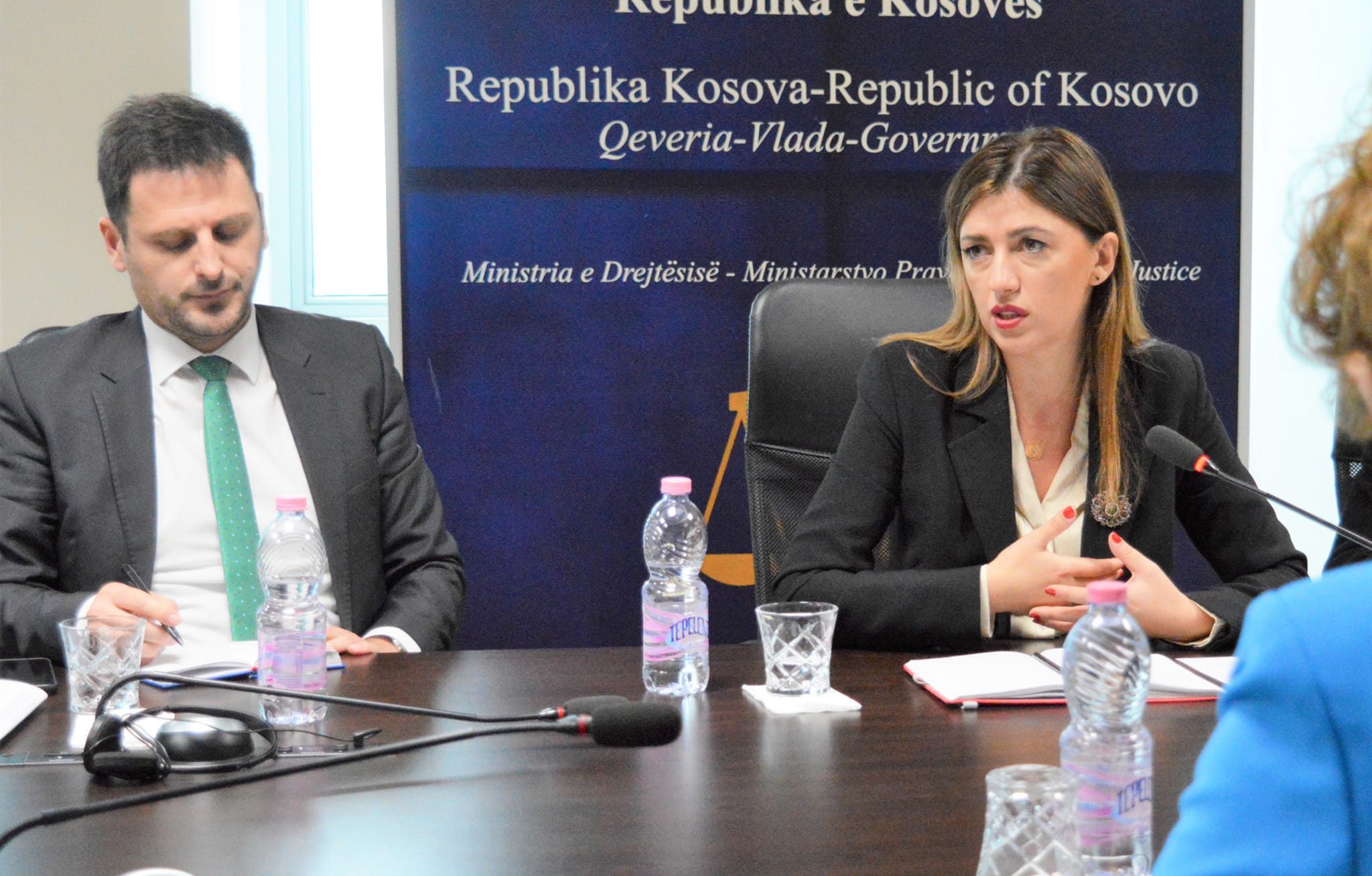 Ministrja Haxhiu takoi një delegacion nga Këshilli i Evropës për Siguri të Gazetarëve