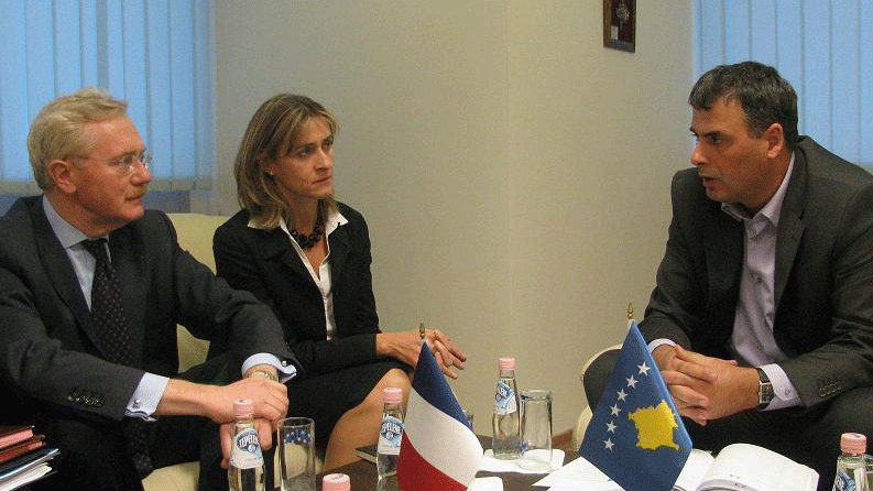 Minister Demolli met with Maryvonne Caillibotte, Director in the Ministry of Justice of France