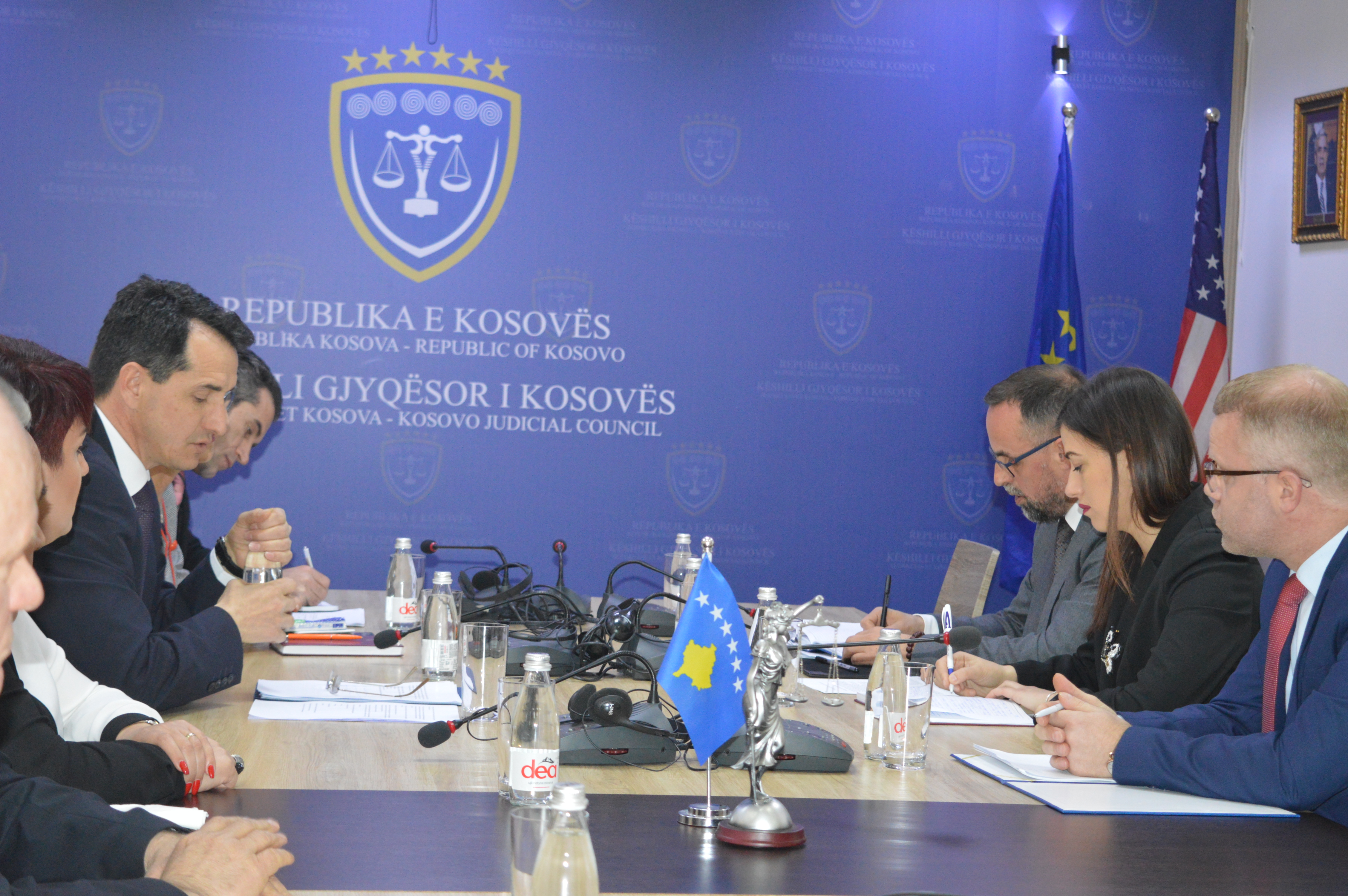 Ministrja Haxhiu viziton KGJK-në diskutojnë për reforma në drejtësi dhe kërkesat buxhetore