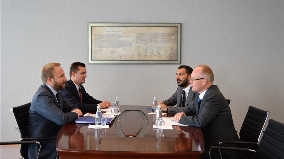 Minister Tahiri met OSCE Ambassador Jan Braathu