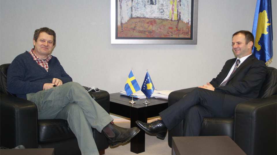 Zëvendëskryeministri Kuçi u takua me ambasadorin suedez Wahlund