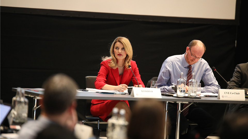 Minister Hoxha took part in the Global Counterterrorism Forum in Switzerland