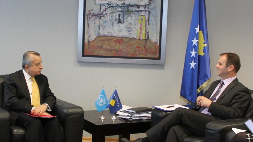 Ministri Kuçi priti në takim të dërguarin e posaçëm të OKB-së, Zahir Tanin