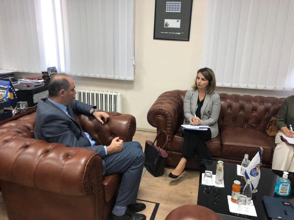 Takim mes Zëvendësministres Shala dhe Drejtorit të Policisë së Kosovës, z. Samedin Mehmeti