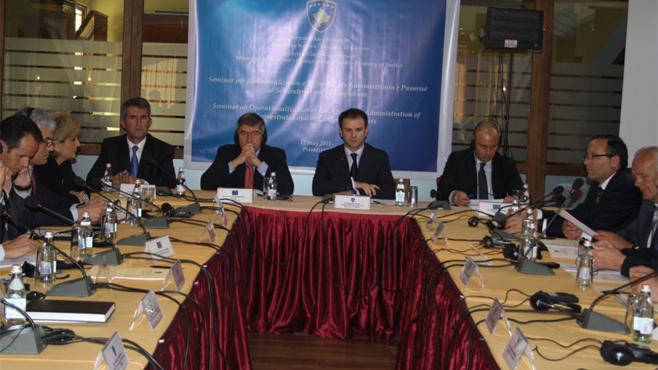 It is held the seminar : "Functioning of the Agency for the management of Sequestrated and confiscated assets "