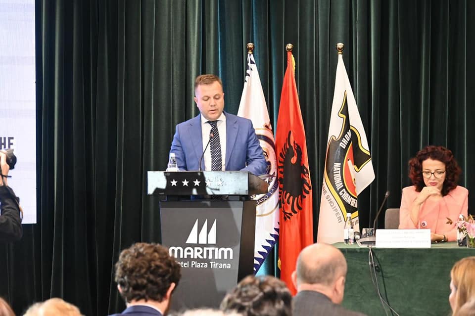 Zëvendësministri i Drejtësisë, Blerim Sallahu, merr pjesë në Kongresin e III-të të Noterëve të Shqipërisë