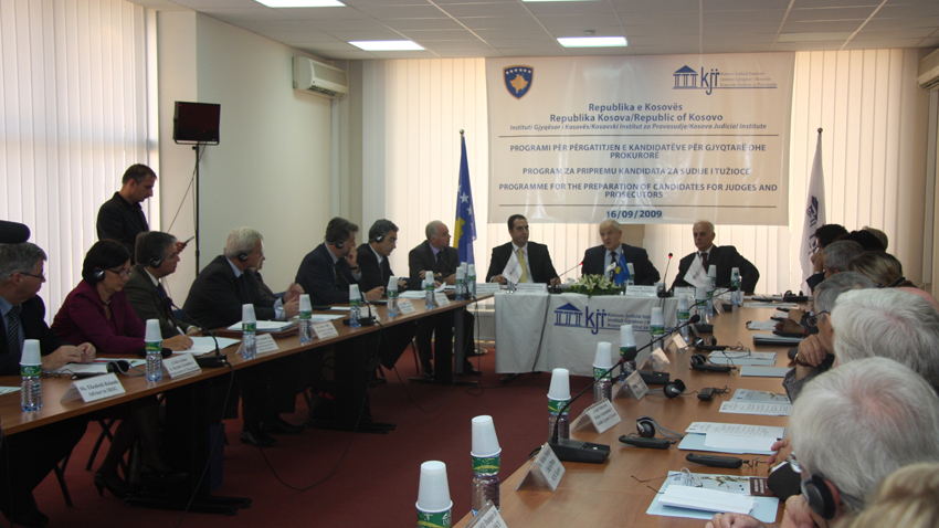 It was held the Commencement ceremony of the second-generation training of judges and prosecutors of Kosova