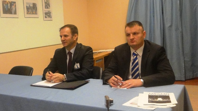Deputy Prime Minister Kuçi, held a press conference at UN headquarters in Geneva