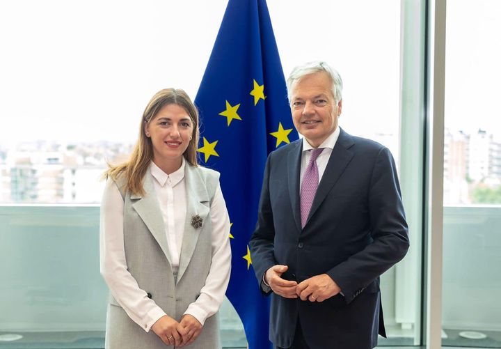 Në Bruksel, ministrja Haxhiu takoi Komisionerin për Drejtësi, Didier Reynders