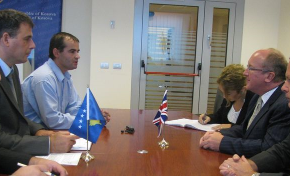 Demolli Minister met with a delegation of the Kosovo Property Agency