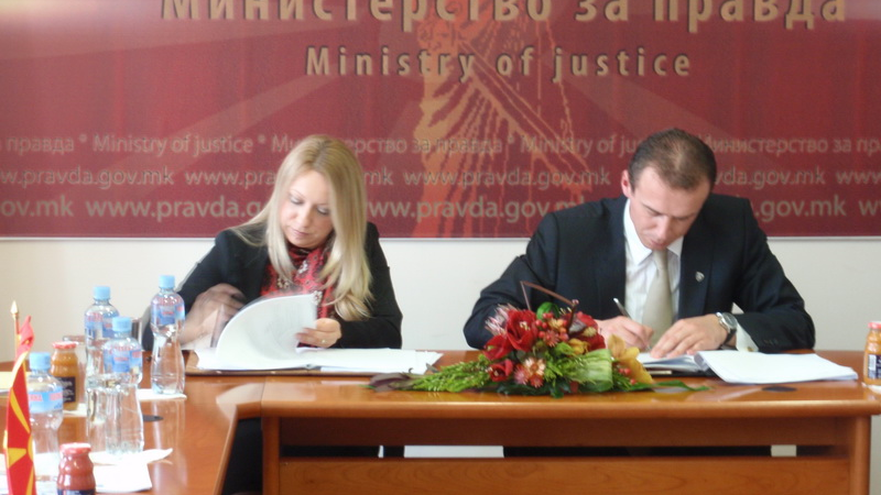 Ministry of Justice of Kosovo and the Ministry of Justice of Macedonia will sign three agreements on international legal cooperation in criminal matters