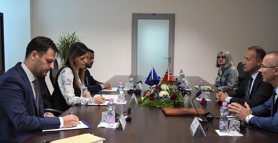 Ministrja e Drejtësisë takoi Delegacionin e Shtetit Norvegjez