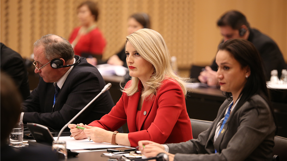 Dhurata Hoxha kërkon më shumë bashkëpunim mes vendeve për efikasitet në drejtësi