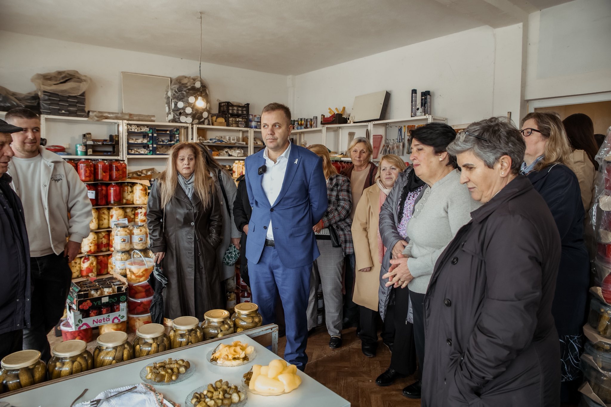 Minister Sallahu visited the business of Limaj family in Malisheva