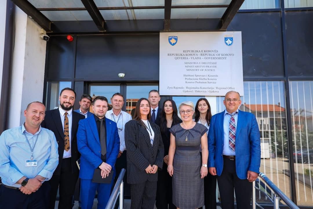 Ministrja Gërvalla: Shërbimi Sprovues në Gjakovë në funksion të zbatimit të ligjit dhe politikave korrektuese